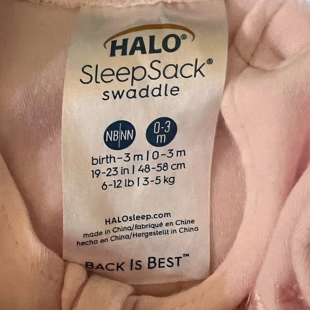 Bundle of 3 Newborn Swaddles – HALO SleepSack & Owen & Tate 0–3M Baby Wraps